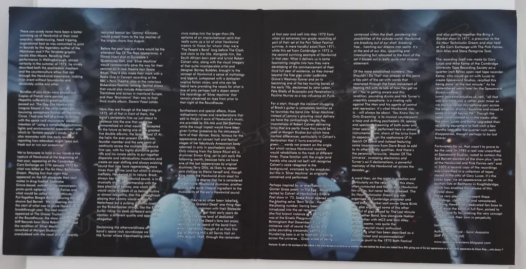 Hawkwind, Leave no star unturned (Double album) Image 1++